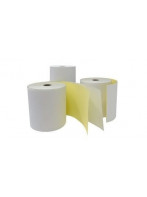 70 x 70 x 12 - bobine 2 plis blanc / jaune